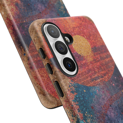 Retro Sunset Tough Phone Case