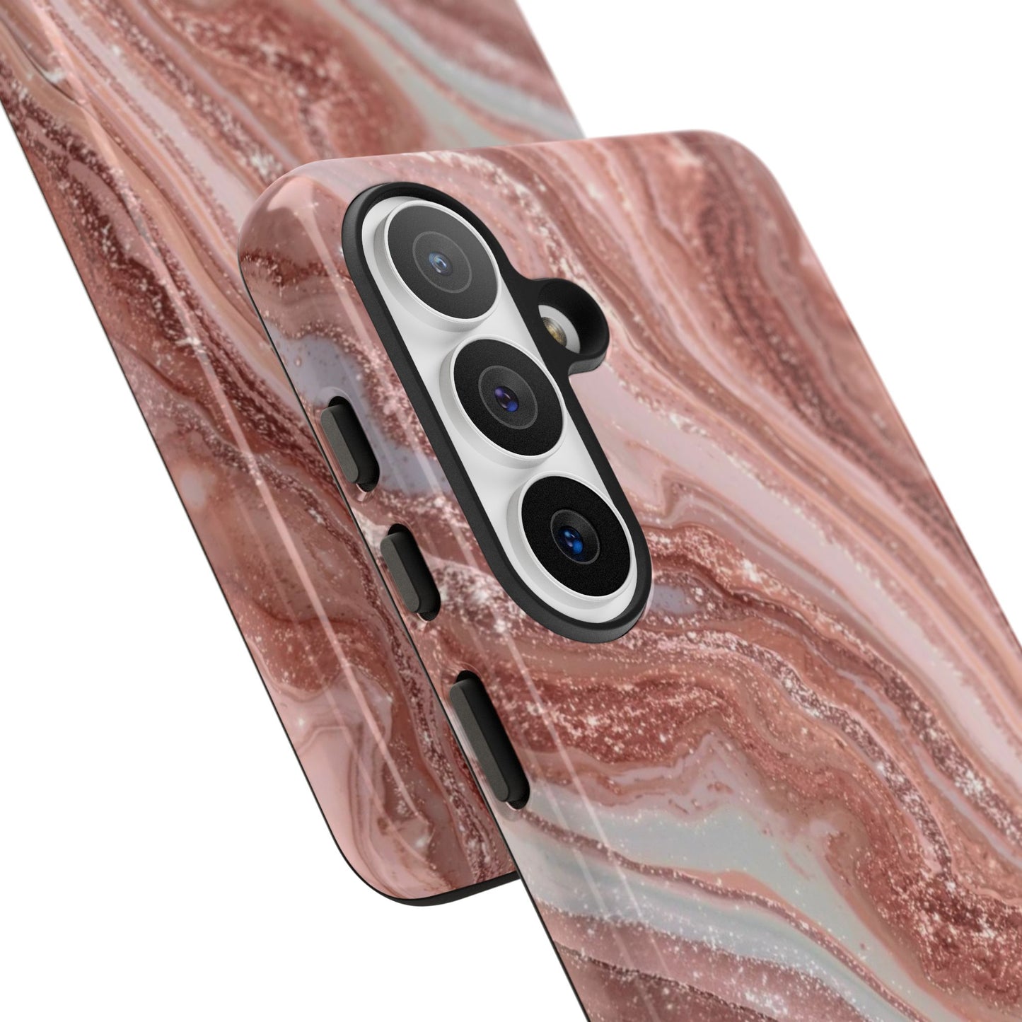 Rose Gold Marble Tough Phone Case