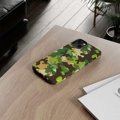 Camouflage Tough Phone Case — Military Camo Protective Cover