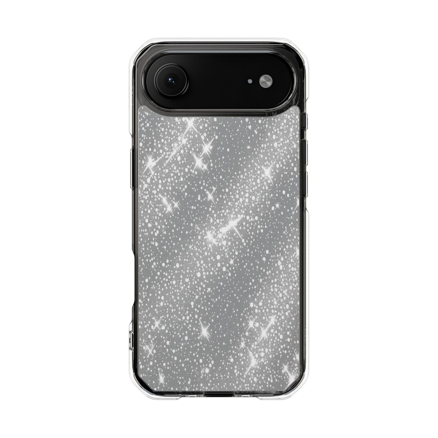 Clear Glitter Magnetic Phone Case — Sparkle Impact Protection