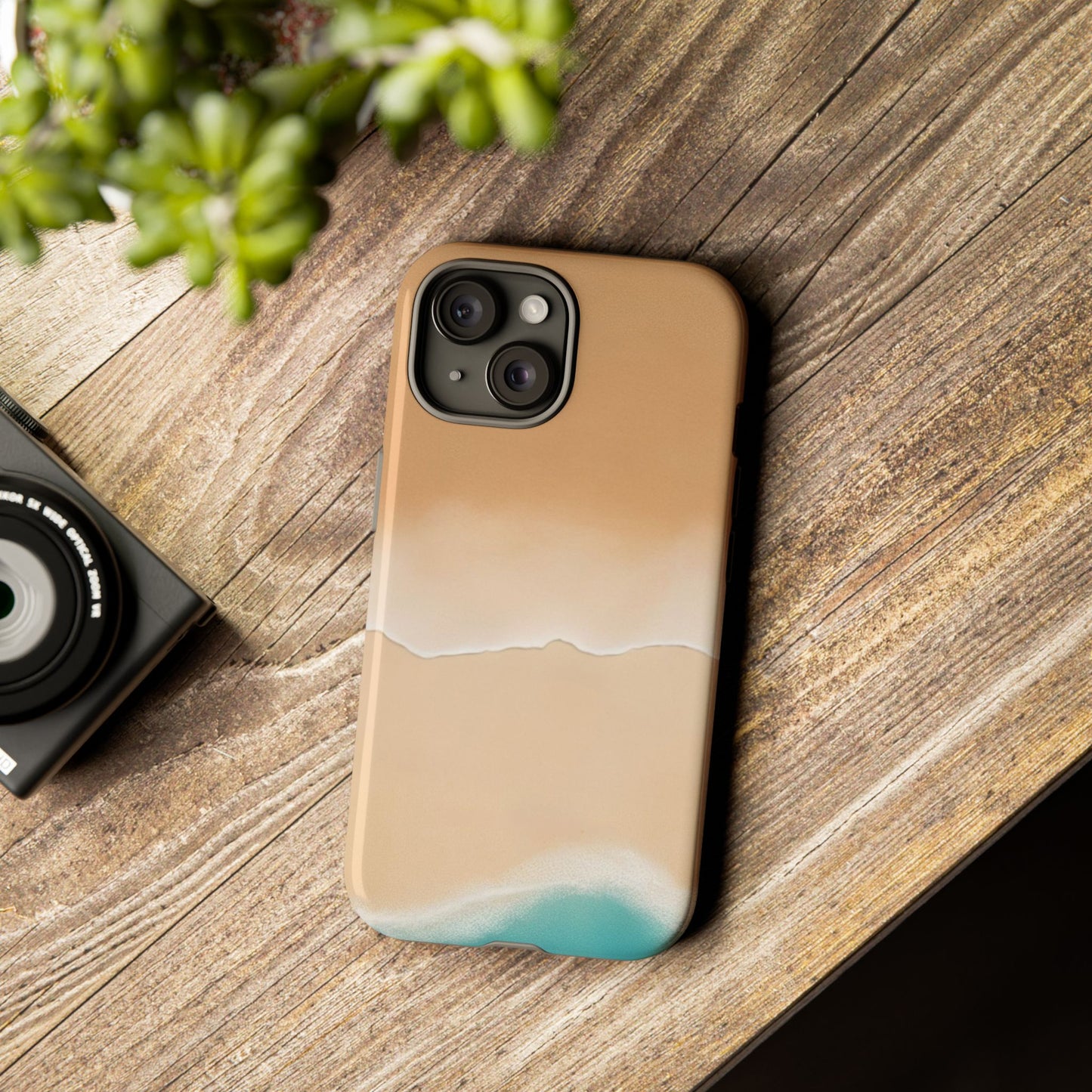 Ocean Shore Tough Phone Case — Beach Wave Protective Cover