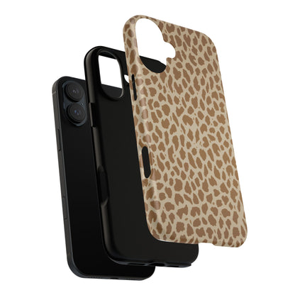 Leopard Print Tough Phone Case — Slim Protective Animal Pattern
