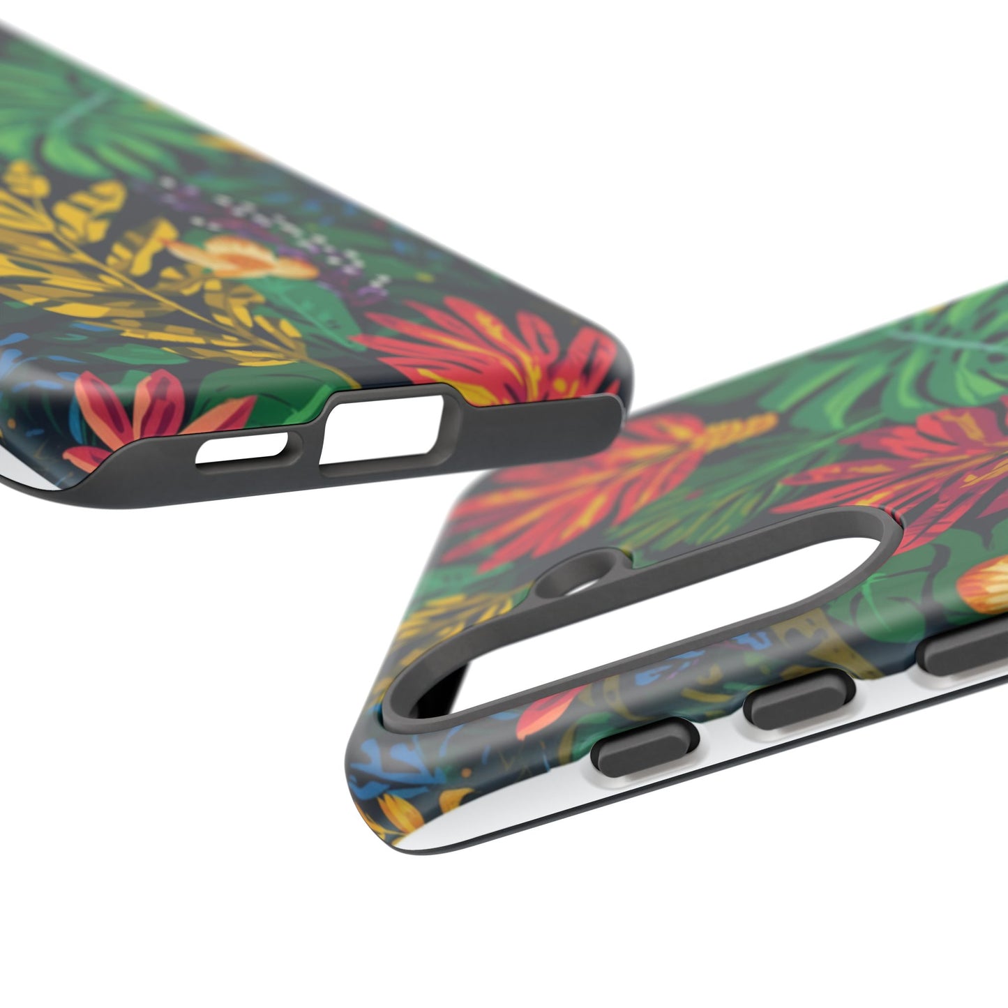 Tropical Floral Phone Case — Vibrant Jungle Leaf Protective Cover