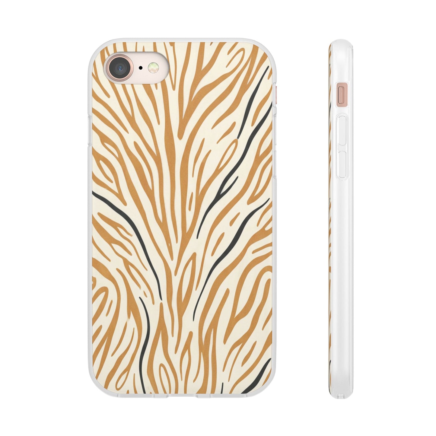 Pink Leopard Print Phone Case – Slim Flexible Protective Cover