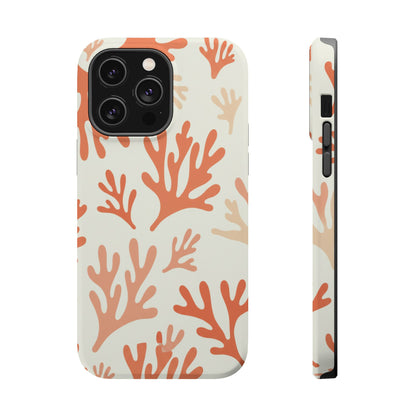Coral Reef Magnetic Impact Phone Case — Protective MagSafe-Compatible Design
