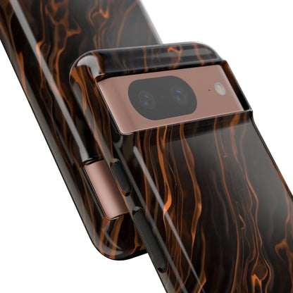 Copper Swirl Phone Case — Tough Protective iPhone Cover