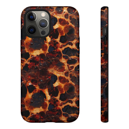 Tortoiseshell Phone Case — Protective iPhone Cover with Classic Amber Pattern