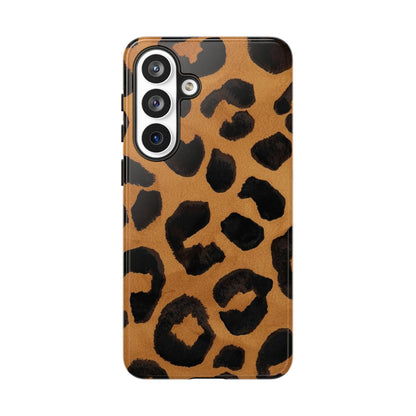 Leopard Print Tough Phone Case — Protective Animal Print iPhone Case