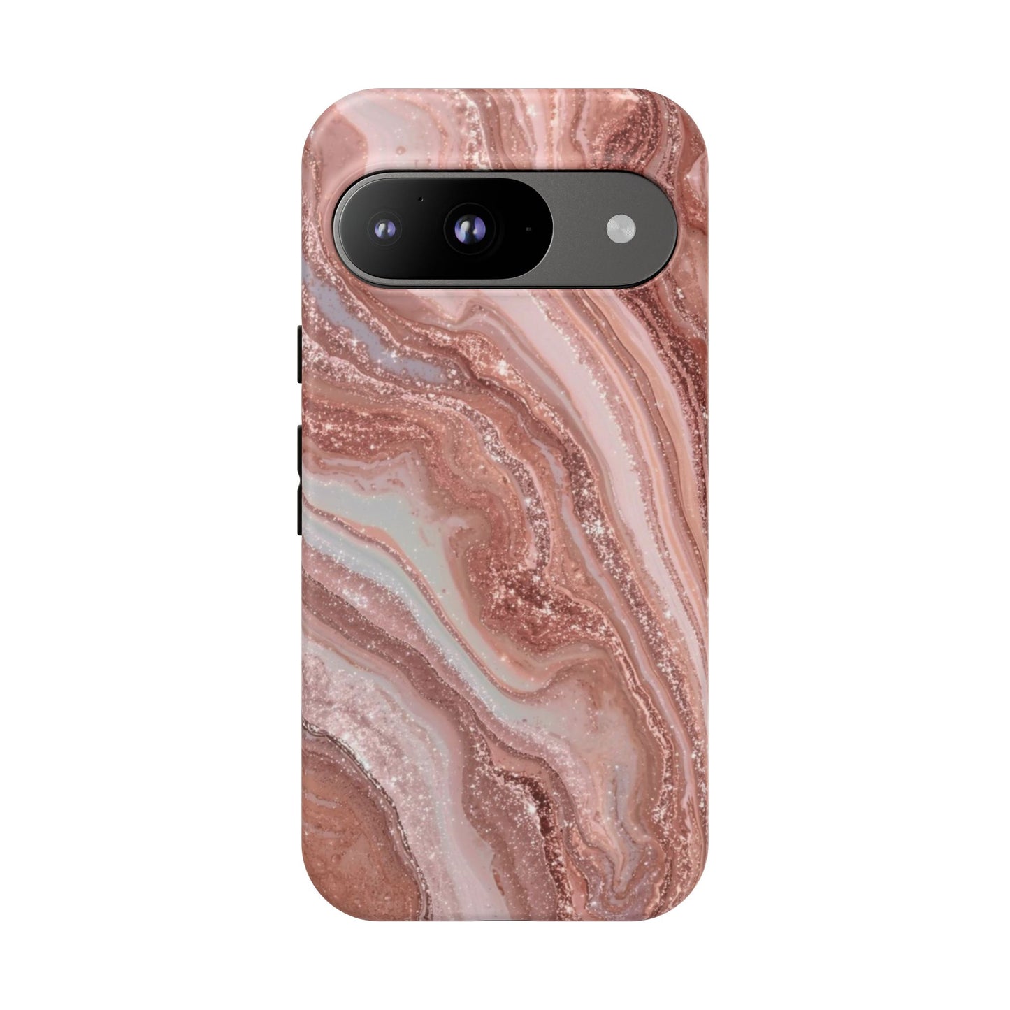 Rose Gold Marble Tough Phone Case