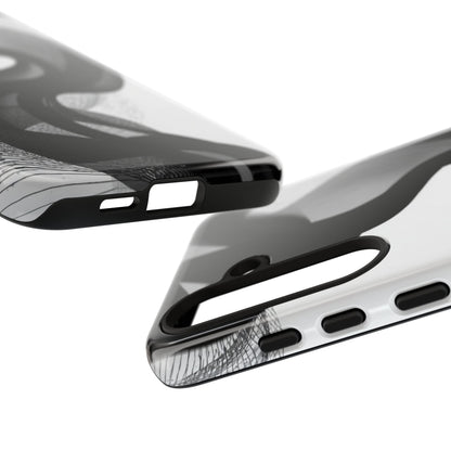 Phone Case — Monochrome Abstract Protective Cover