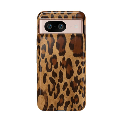 Leopard Print Tough Phone Case — Durable Animal Print Protective Cover
