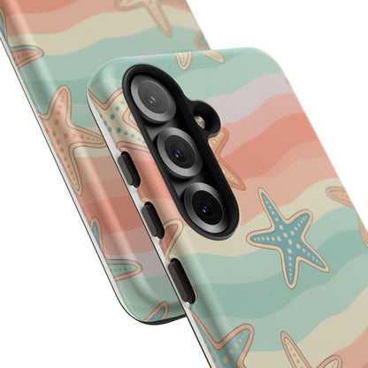 Starfish Wave Tough Phone Case — Pastel Beach Protective Cover