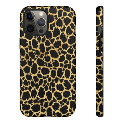 Giraffe Print Tough Phone Case — Durable Leopard-Style Protective Cover