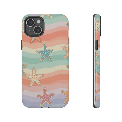 Starfish Wave Tough Phone Case — Pastel Beach Protective Cover