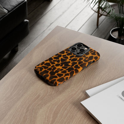 Leopard Print Tough Phone Case — Slim Protective iPhone Cover