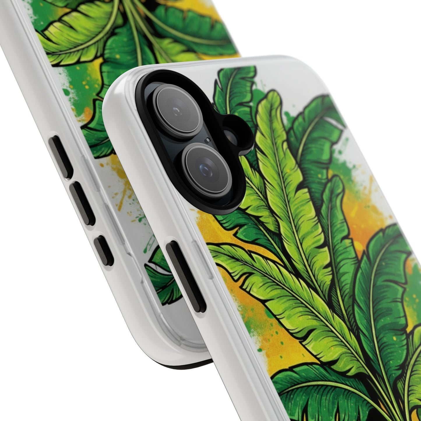 Tropical Banana Leaf Phone Case — Vibrant Green Plant Protector