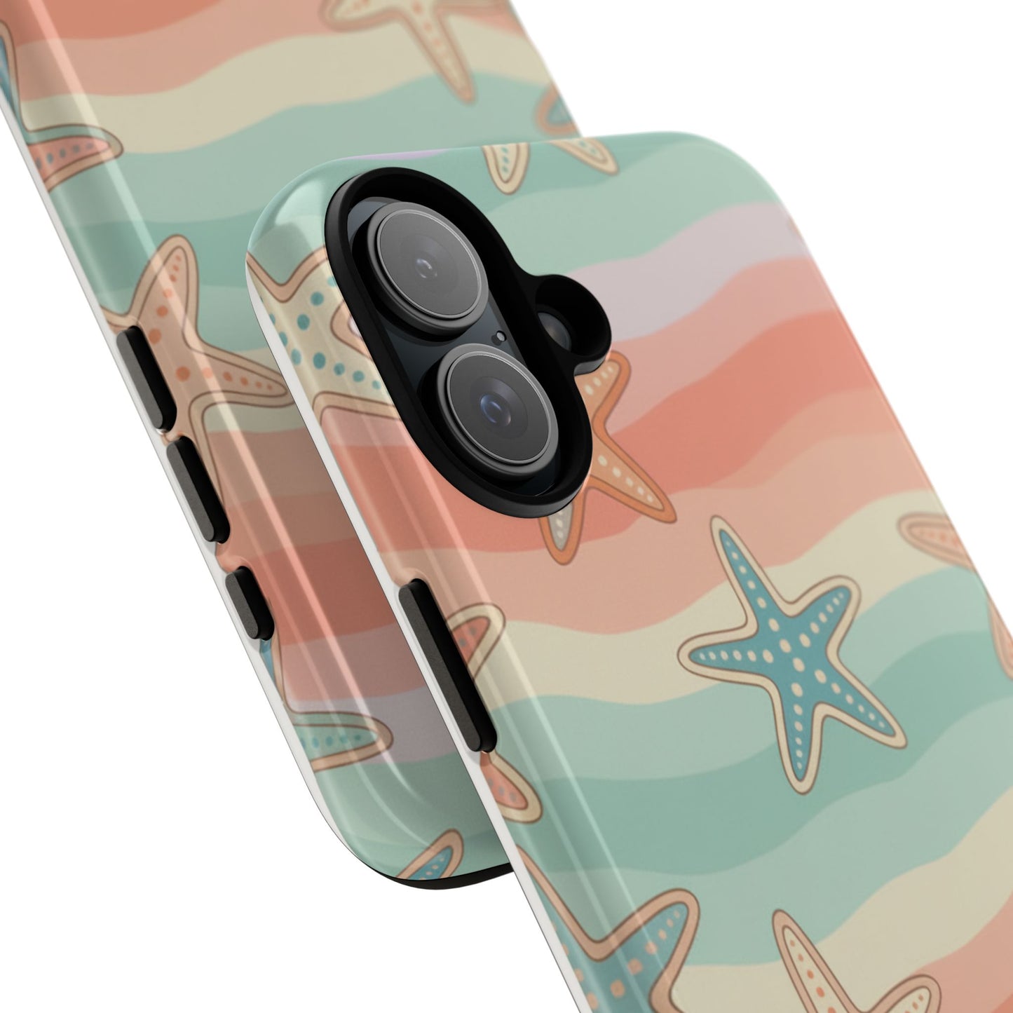 Starfish Wave Tough Phone Case — Pastel Beach Protective Cover