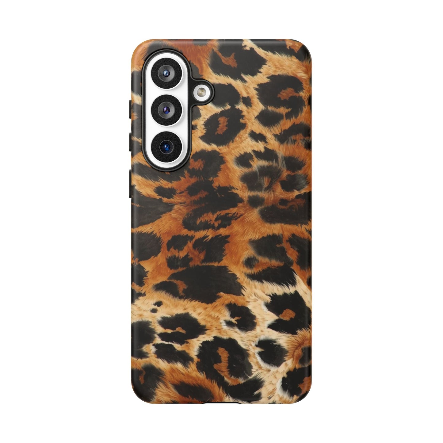 Leopard Print Tough Phone Case – Rugged Protective iPhone Cover