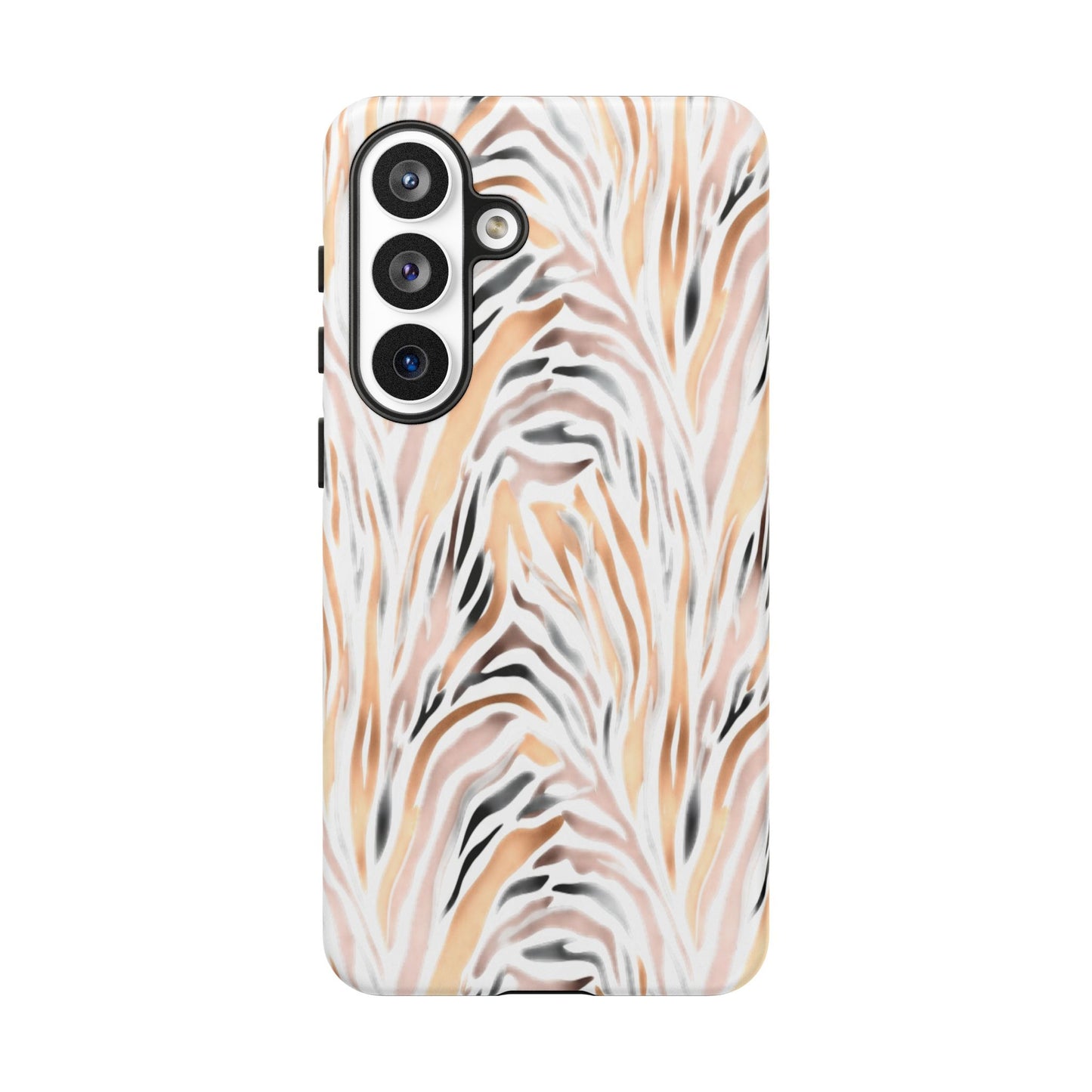 Tough Case — Neutral Watercolor Tiger Stripe Phone Case