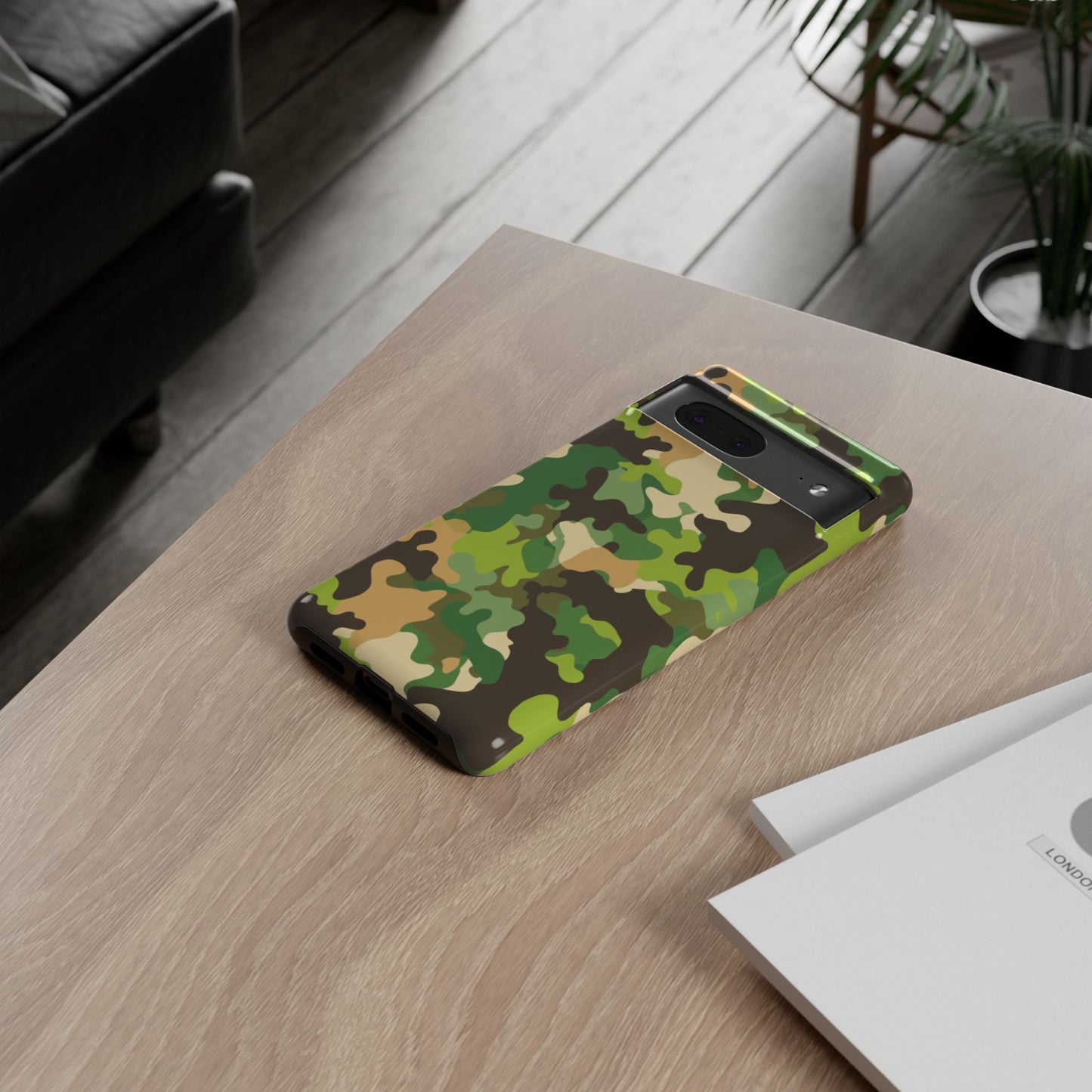 Camouflage Tough Phone Case — Military Camo Protective Cover