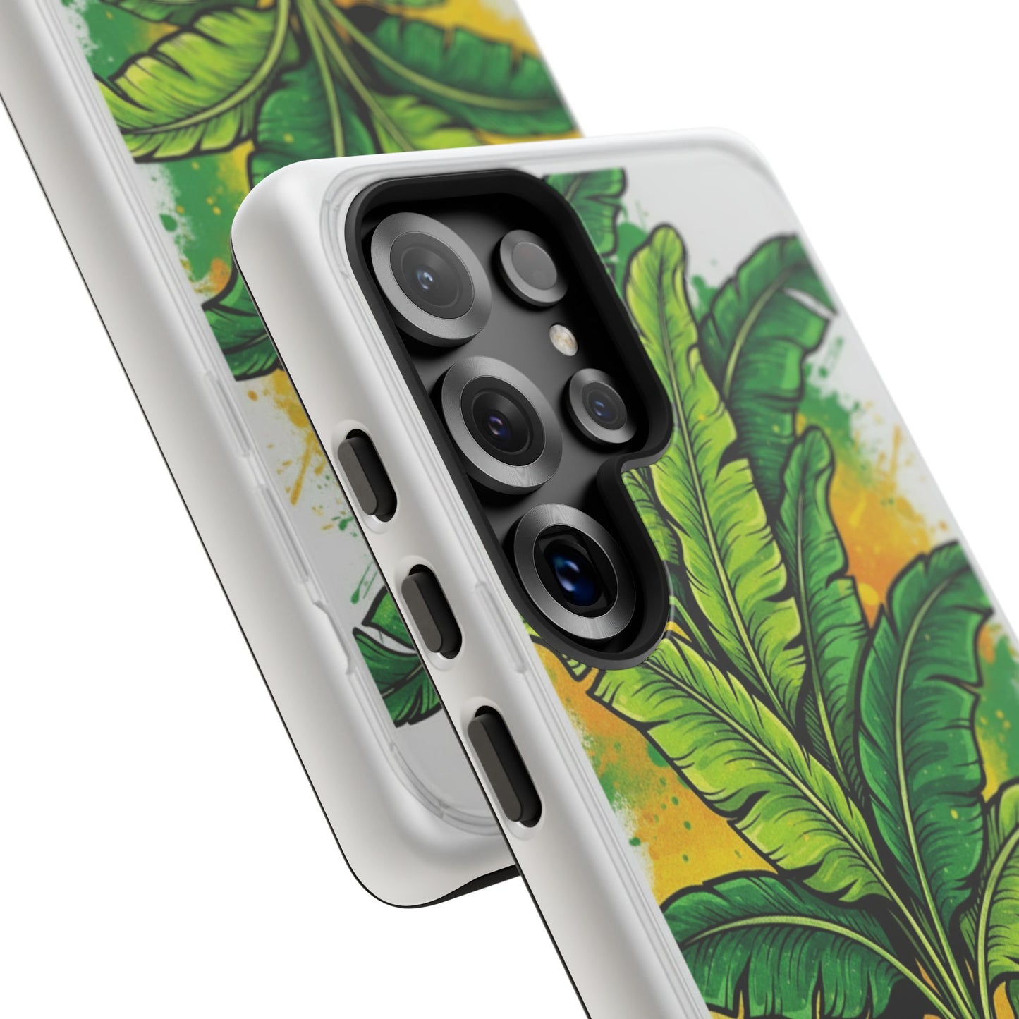 Tropical Banana Leaf Phone Case — Vibrant Green Plant Protector