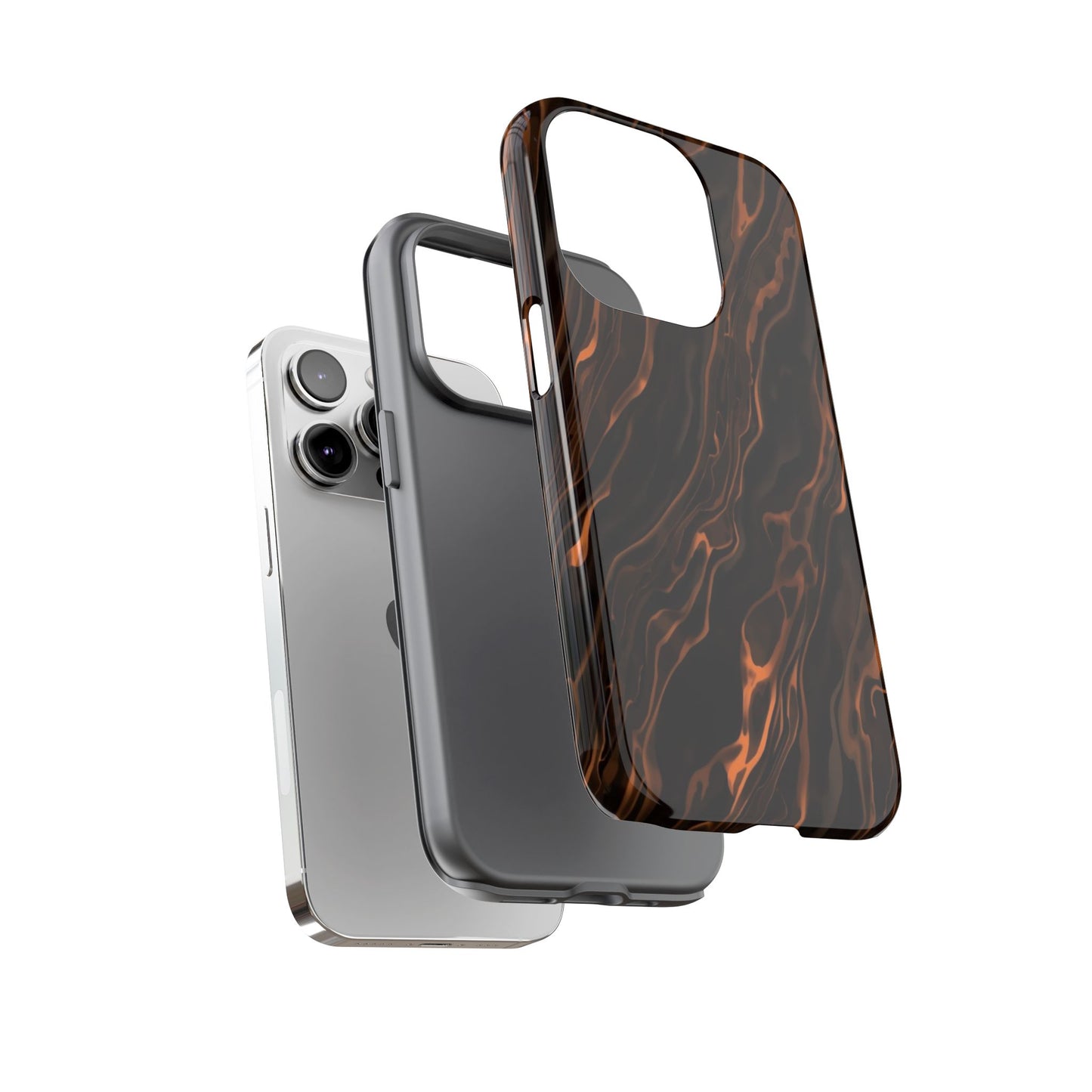 Copper Swirl Phone Case — Tough Protective iPhone Cover