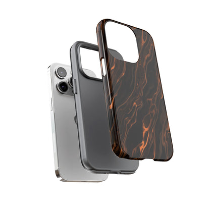 Copper Swirl Phone Case — Tough Protective iPhone Cover