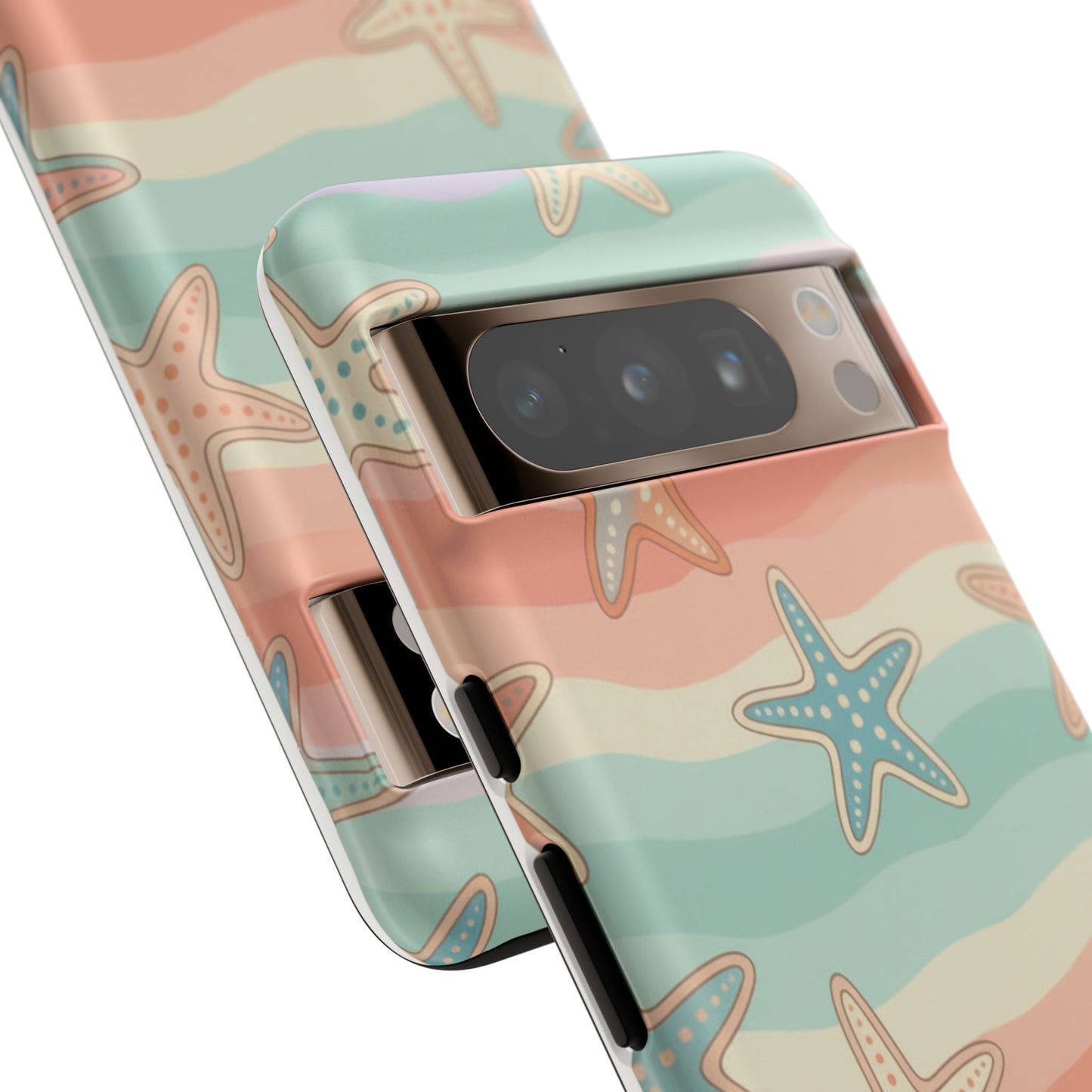 Starfish Wave Tough Phone Case — Pastel Beach Protective Cover
