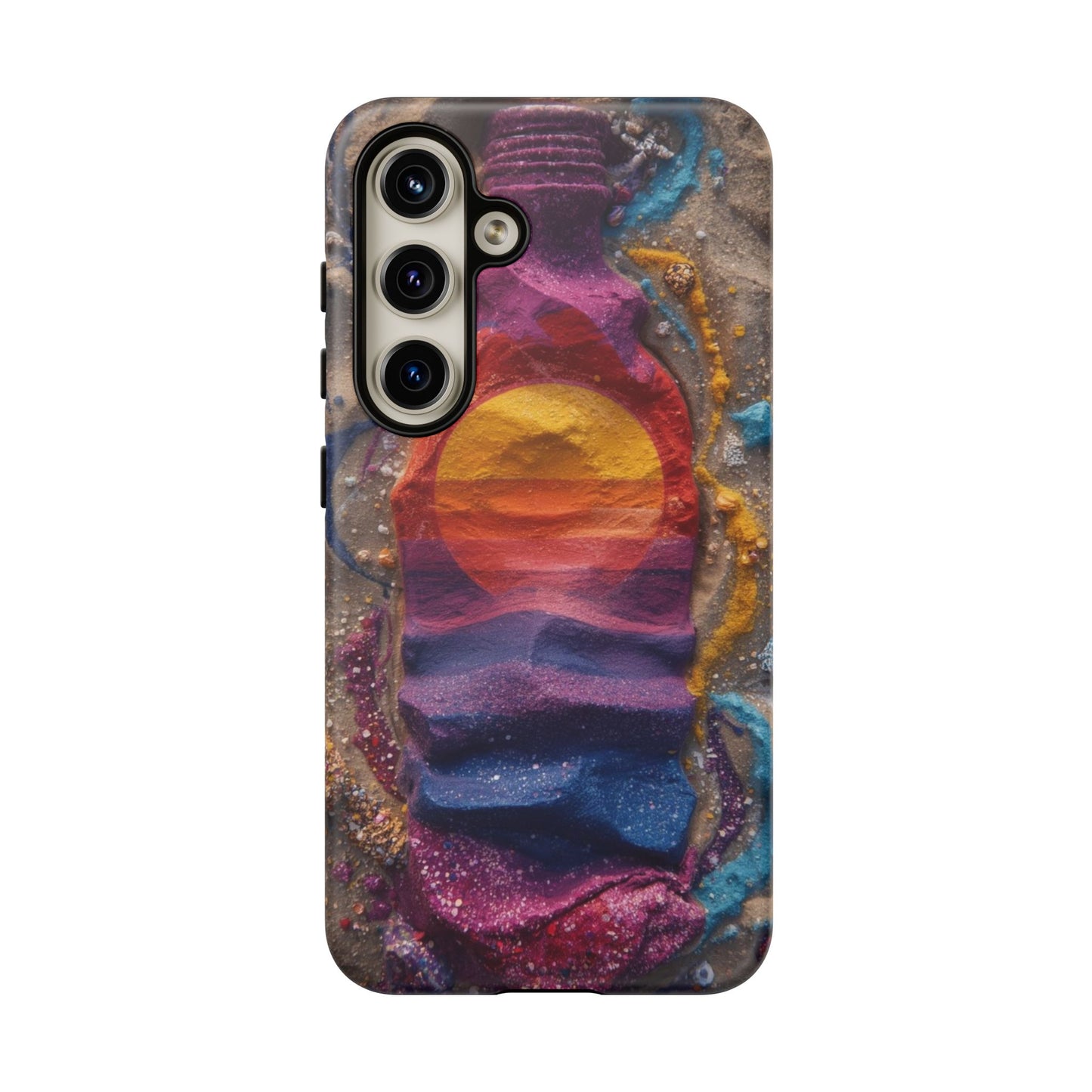 Phone Case — Colorful Sand Art Sunset Tough Protective Case