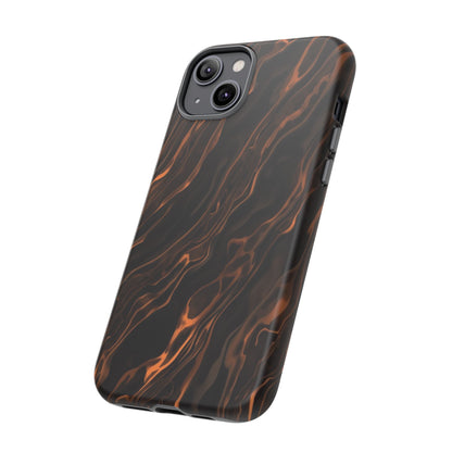 Copper Swirl Phone Case — Tough Protective iPhone Cover