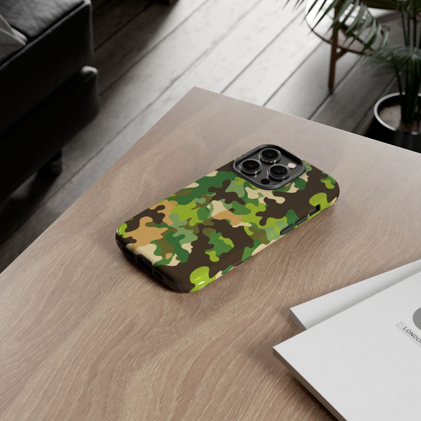 Camouflage Tough Phone Case — Military Camo Protective Cover