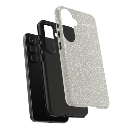 Speckled Gray Tough Phone Case — Protective Shockproof iPhone Cover