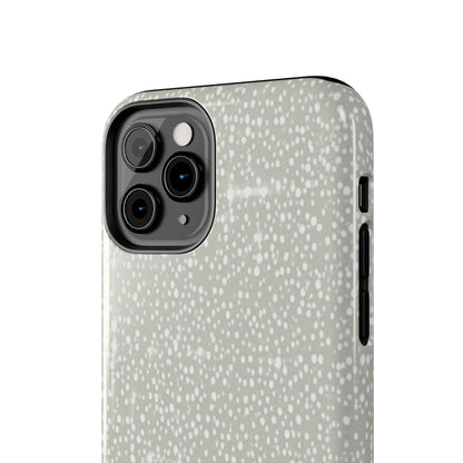 Speckled Gray Tough Phone Case — Protective Shockproof iPhone Cover