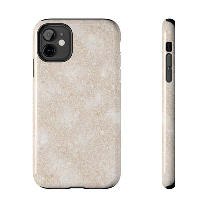 Marble Texture Tough Phone Case — Sandstone Protective Phone Cover