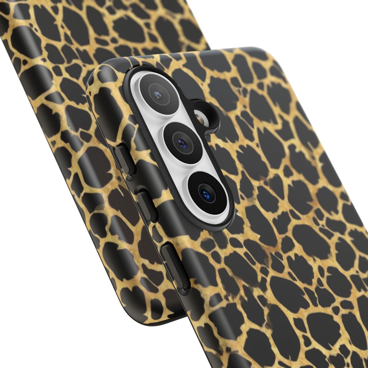 Giraffe Print Tough Phone Case — Durable Leopard-Style Protective Cover