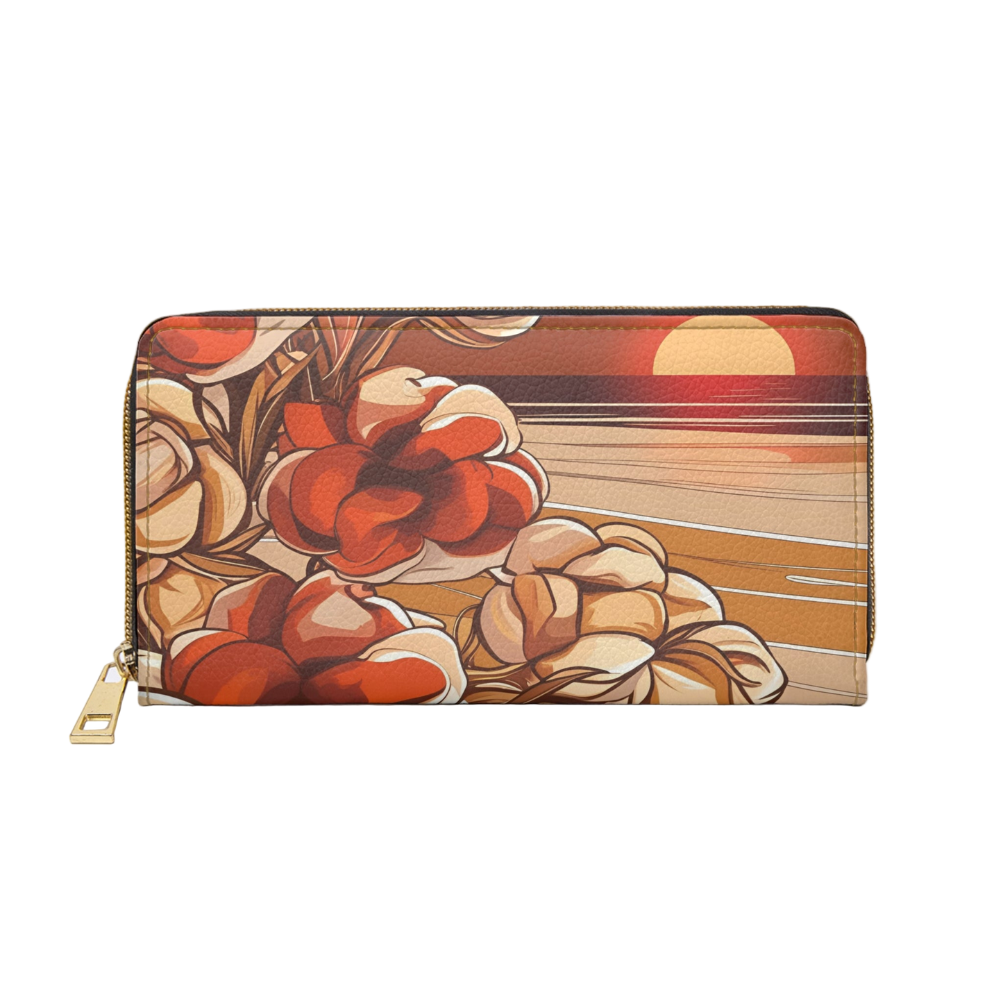 Women's Coastal Inspired Wallet - Sun-Kissed Botanical