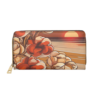 Women's Coastal Inspired Wallet - Sun-Kissed Botanical