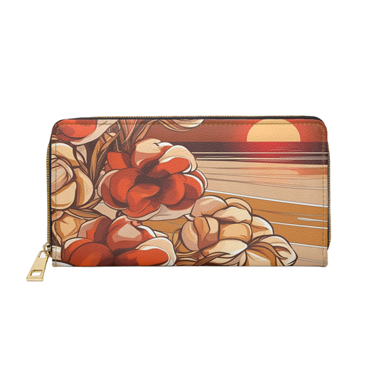 Women's Coastal Inspired Wallet - Sun-Kissed Botanical