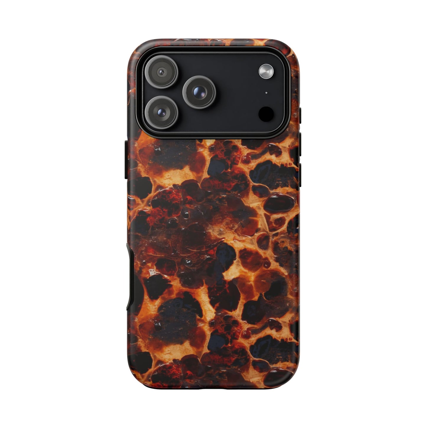 Tortoiseshell Phone Case — Protective iPhone Cover with Classic Amber Pattern