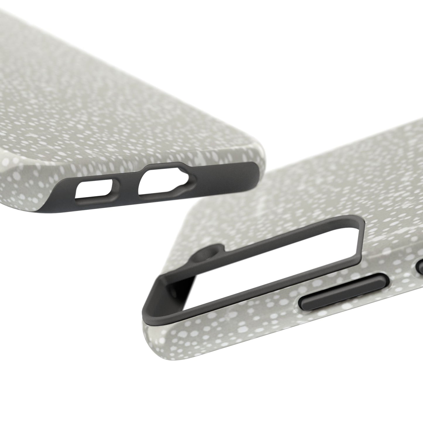 Speckled Gray Tough Phone Case — Protective Shockproof iPhone Cover