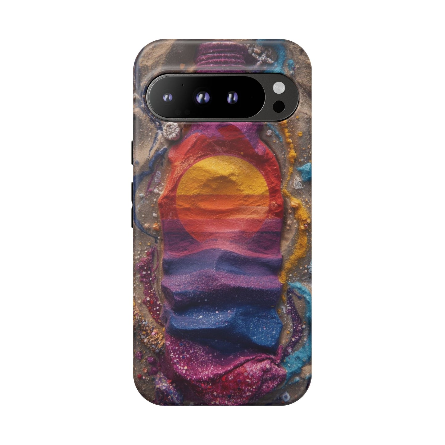 Phone Case — Colorful Sand Art Sunset Tough Protective Case