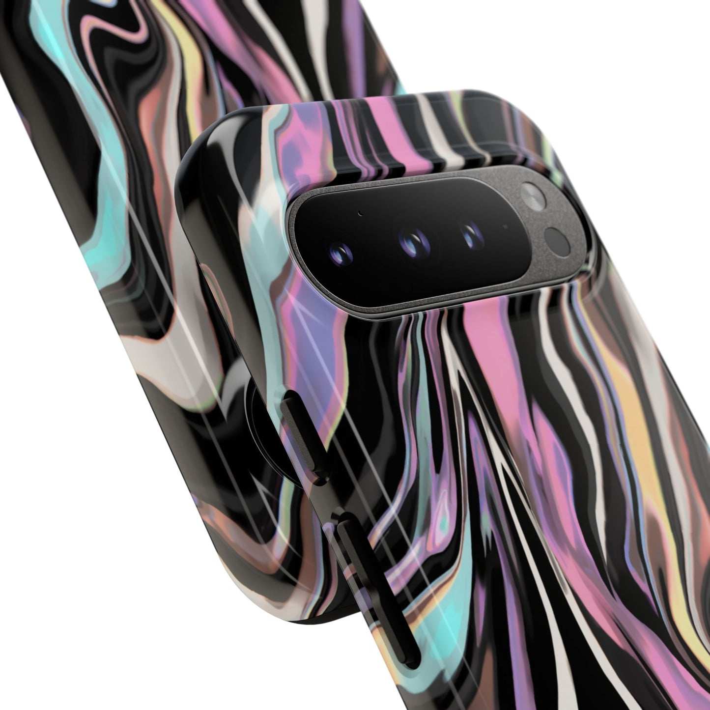 Abstract Marble Tough Phone Case — Pastel Swirl Protective Cover