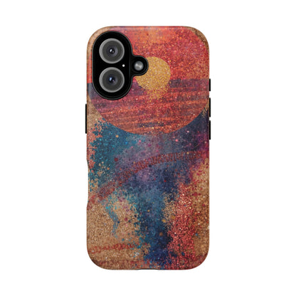 Retro Sunset Tough Phone Case