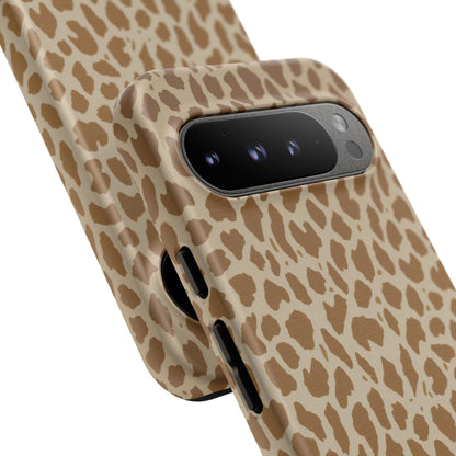 Leopard Print Tough Phone Case — Slim Protective Animal Pattern