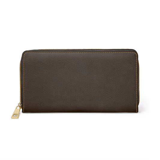 Leather Zipper Wallet –  Travel Wallet
