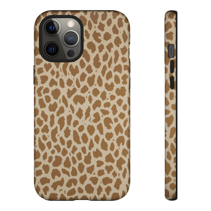 Leopard Print Tough Phone Case — Slim Protective Animal Pattern