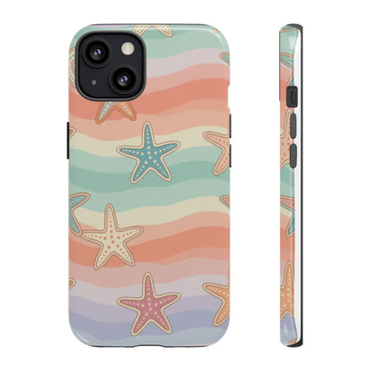 Starfish Wave Tough Phone Case — Pastel Beach Protective Cover
