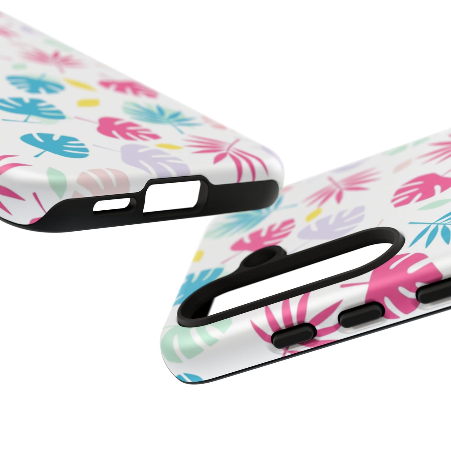 Tropical Leaf Phone Case — Colorful Pastel Monstera & Palm iPhone Case