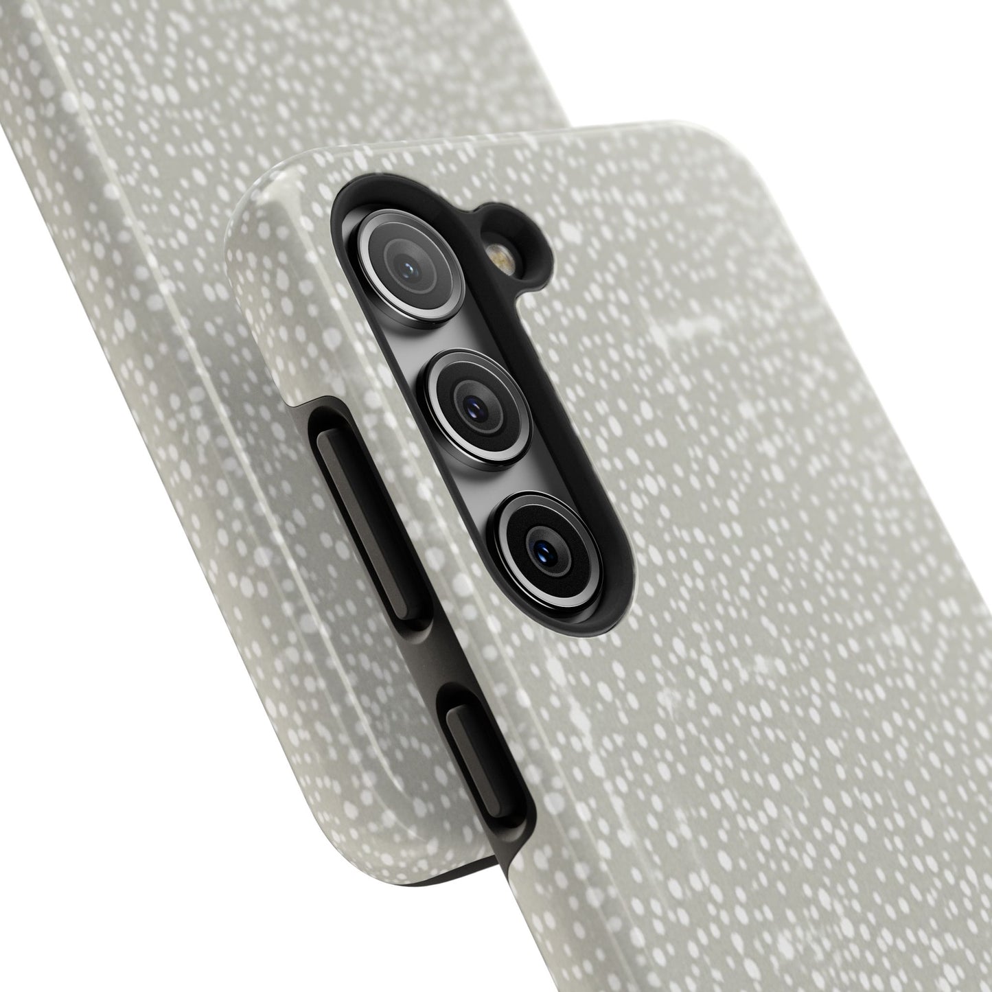 Speckled Gray Tough Phone Case — Protective Shockproof iPhone Cover