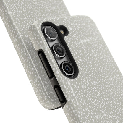 Speckled Gray Tough Phone Case — Protective Shockproof iPhone Cover